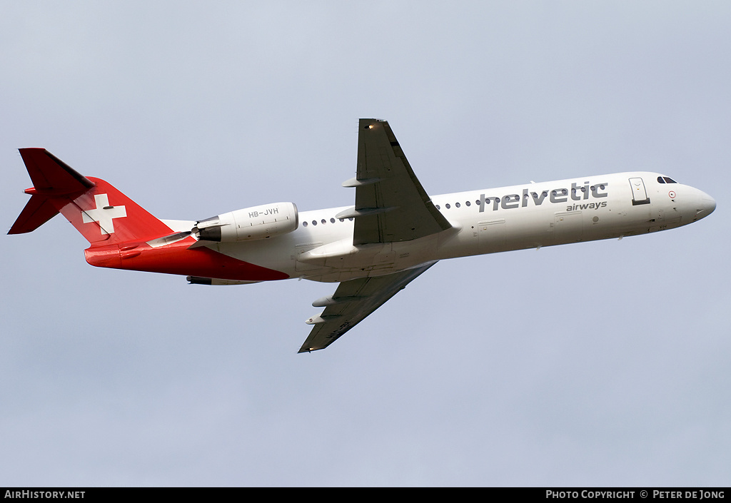 Aircraft Photo of HB-JVH | Fokker 100 (F28-0100) | Helvetic Airways | AirHistory.net #6167