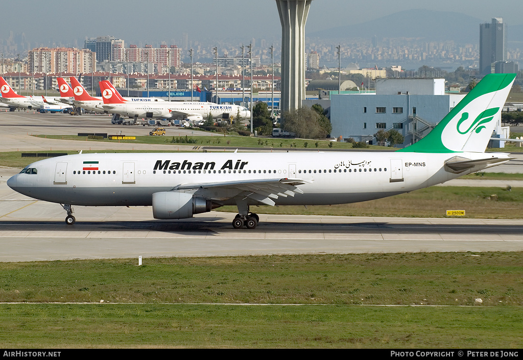 Aircraft Photo of EP-MNS | Airbus A300B4-603 | Mahan Air | AirHistory.net #6169