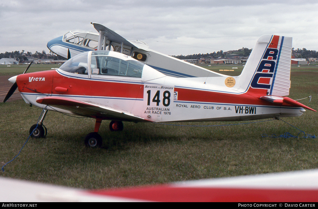 Aircraft Photo of VH-BWI | Victa Airtourer 100 | Royal Aero Club of South Australia | AirHistory.net #6175