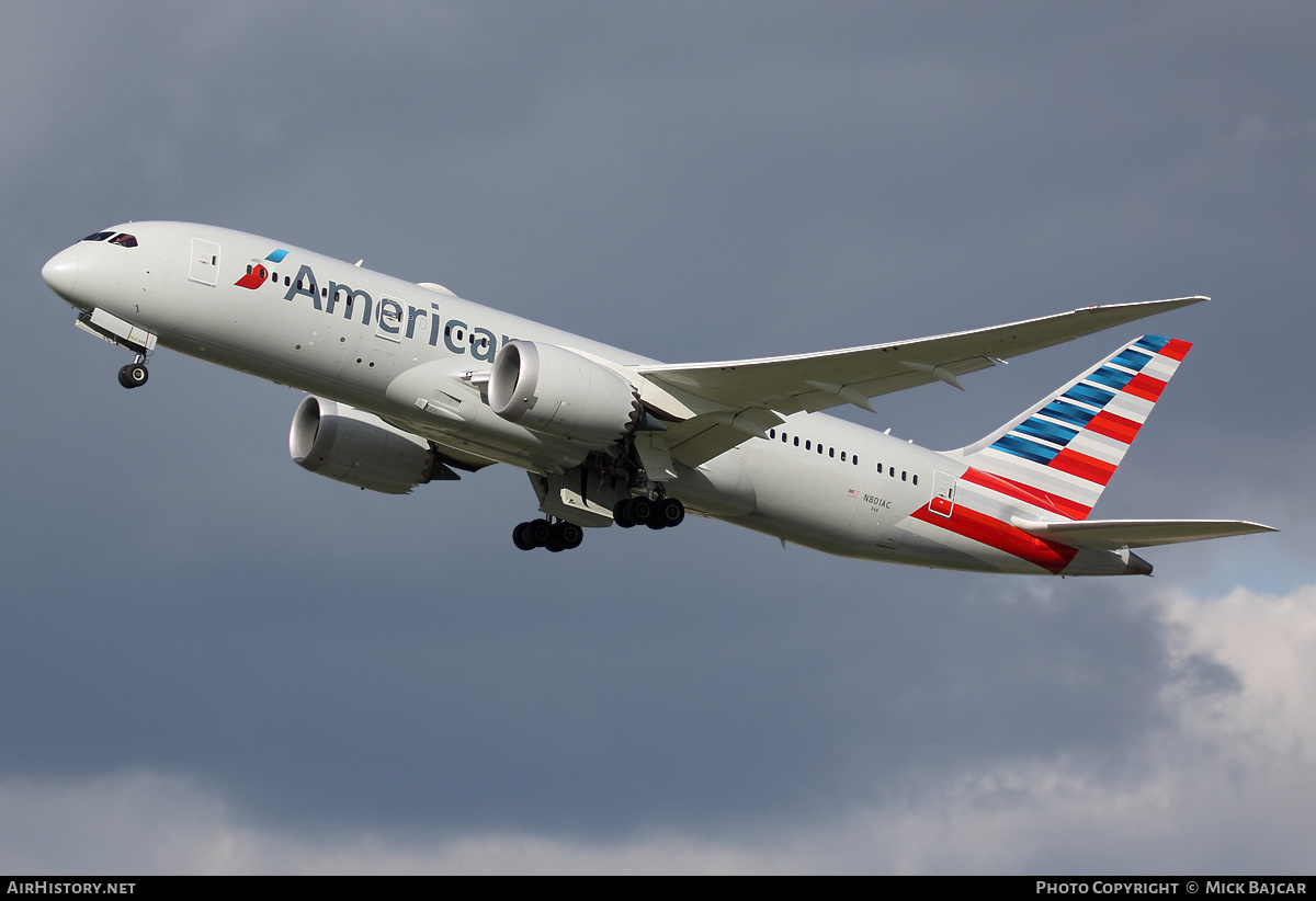 Aircraft Photo of N801AC | Boeing 787-8 Dreamliner | American Airlines | AirHistory.net #6184