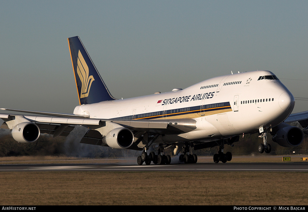 Aircraft Photo of 9V-SPO | Boeing 747-412 | Singapore Airlines | AirHistory.net #6204