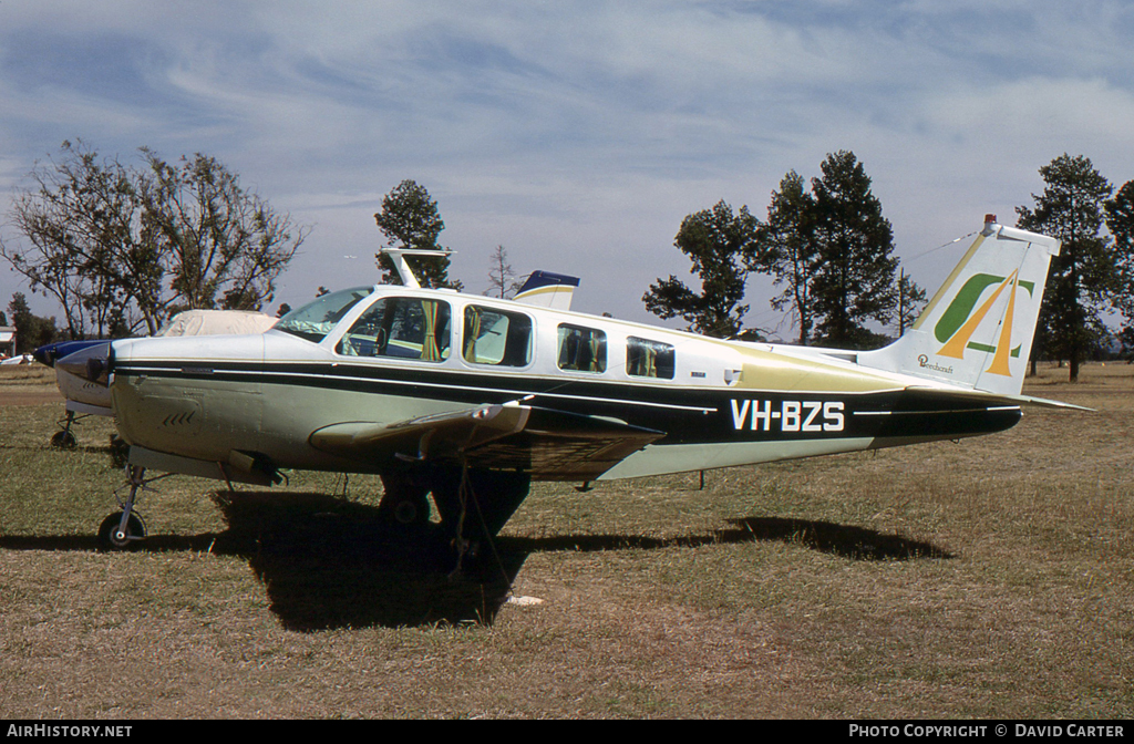 Aircraft Photo of VH-BZS | Beech A36 Bonanza 36 | Codd Air - CA | AirHistory.net #6216