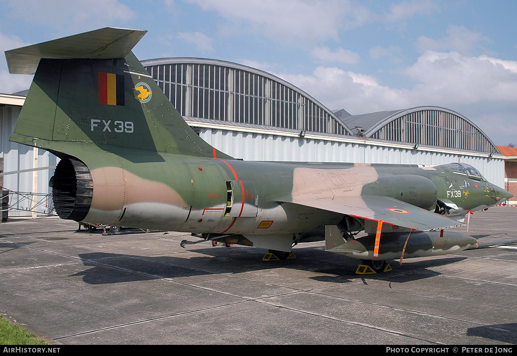 Aircraft Photo of FX39 | Lockheed F-104G Starfighter | Belgium - Air Force | AirHistory.net #6221