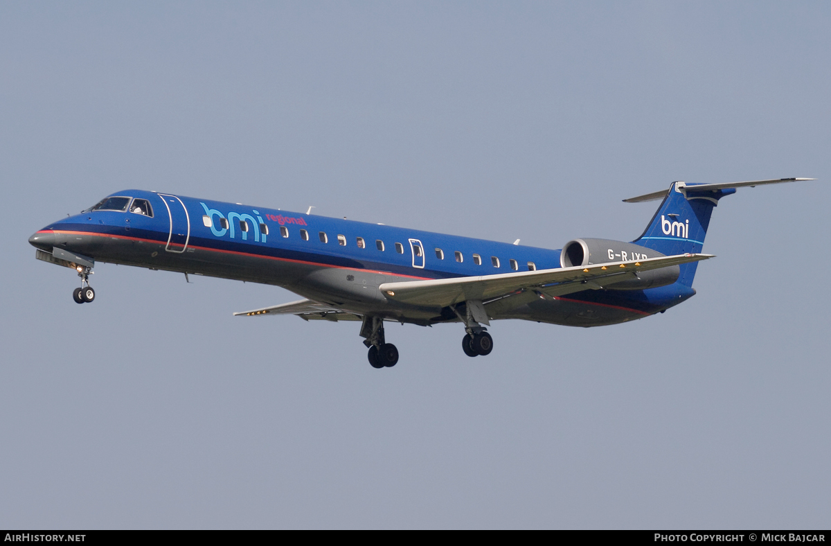 Aircraft Photo of G-RJXD | Embraer ERJ-145EP (EMB-145EP) | BMI Regional | AirHistory.net #6231