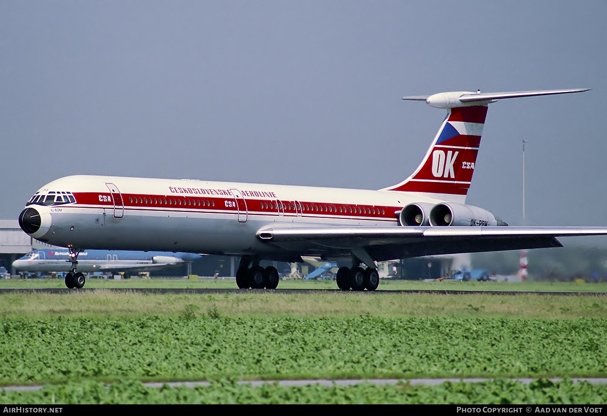 Aircraft Photo of OK-PBM | Ilyushin Il-62M | ČSA - Československé Aerolinie - Czechoslovak Airlines | AirHistory.net #6235