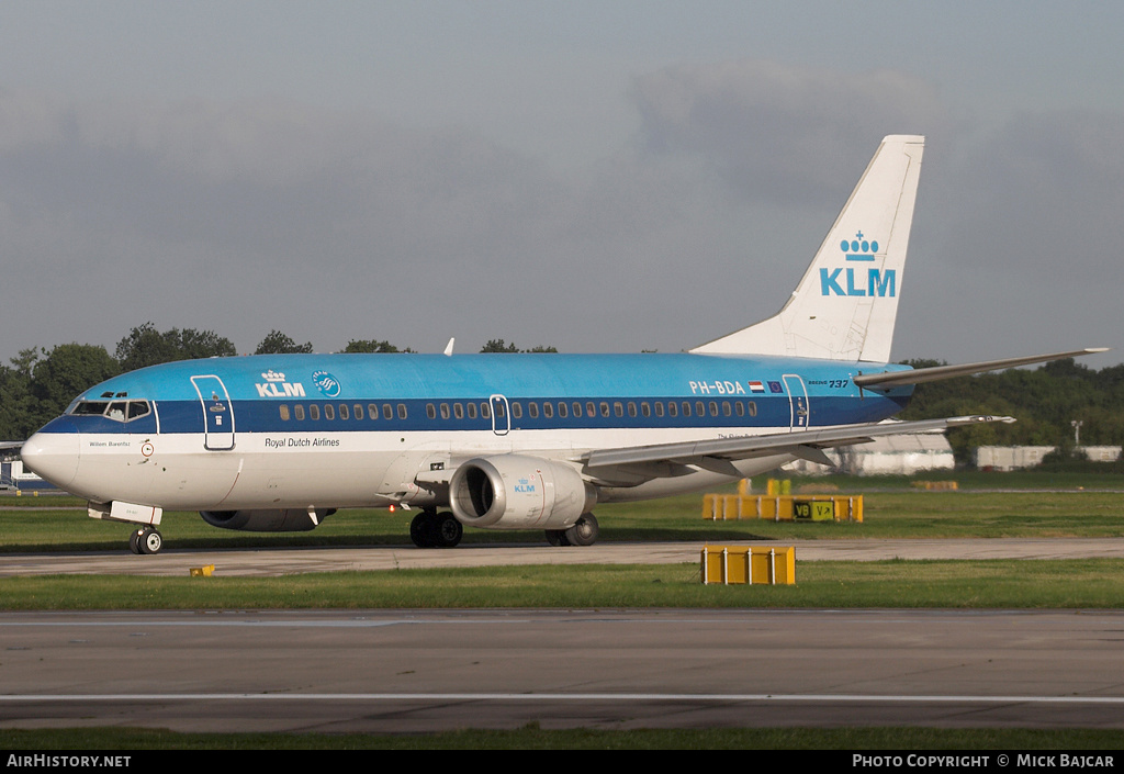 Aircraft Photo of PH-BDA | Boeing 737-306 | KLM - Royal Dutch Airlines | AirHistory.net #6244