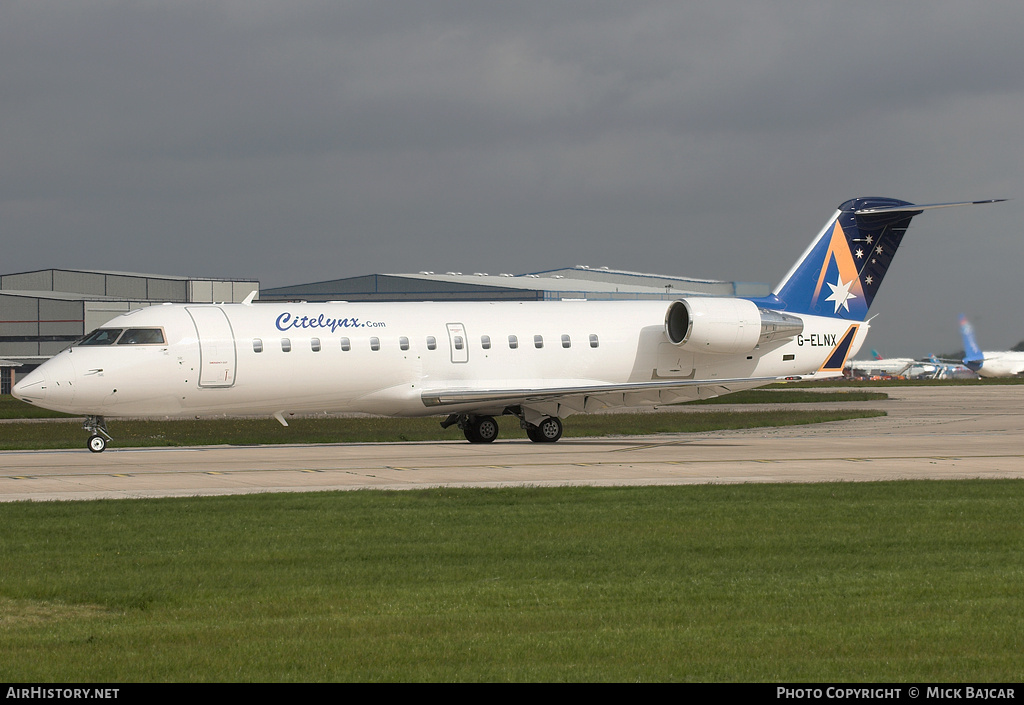 Aircraft Photo of G-ELNX | Bombardier CRJ-200ER (CL-600-2B19) | Citelynx | AirHistory.net #6249