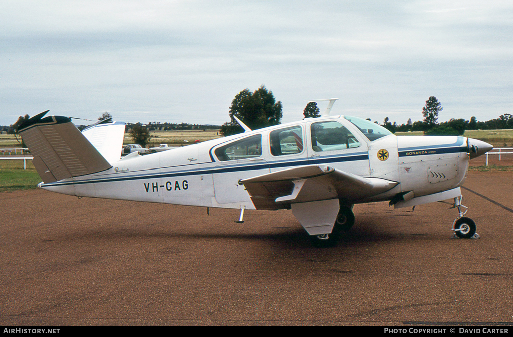 Aircraft Photo of VH-CAG | Beech V35A Bonanza | Department of Transport | AirHistory.net #6255
