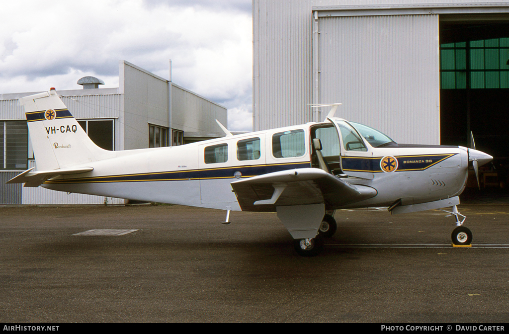 Aircraft Photo of VH-CAQ | Beech 36 Bonanza 36 | Department of Transport | AirHistory.net #6259