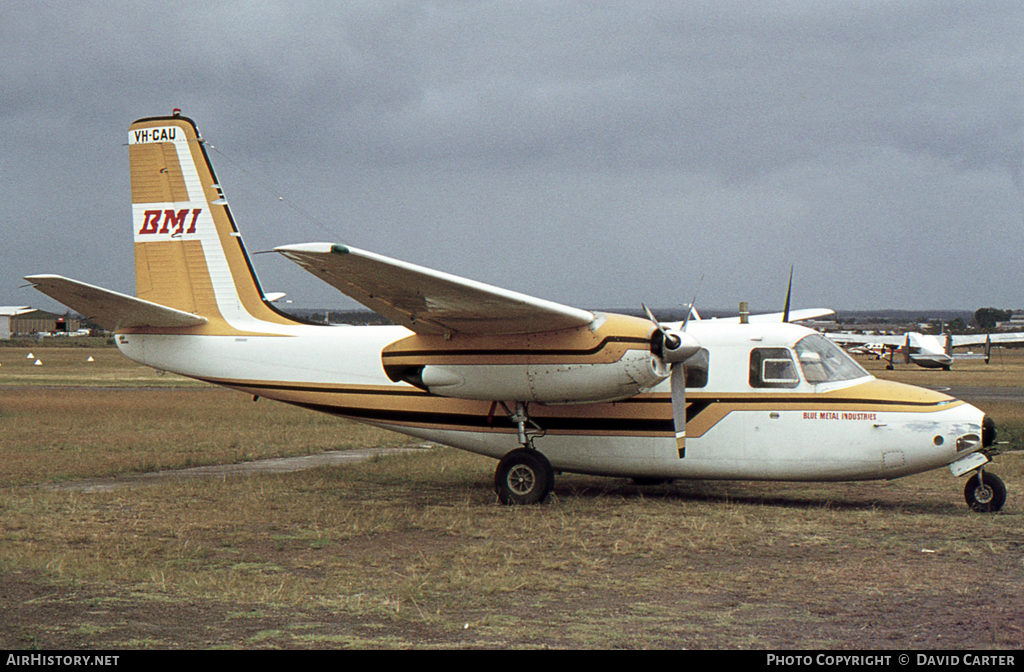 Aircraft Photo of VH-CAU | Aero Commander 560E Commander | Blue Metal Industries - BMI | AirHistory.net #6262