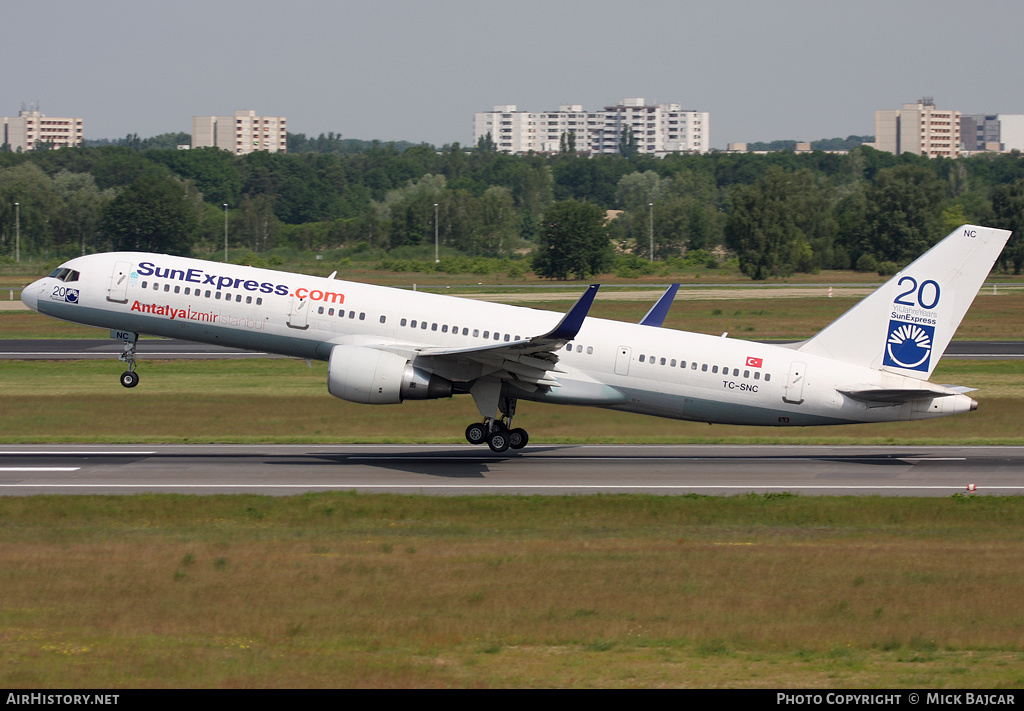 Aircraft Photo of TC-SNC | Boeing 757-2Q8 | SunExpress | AirHistory.net #6331