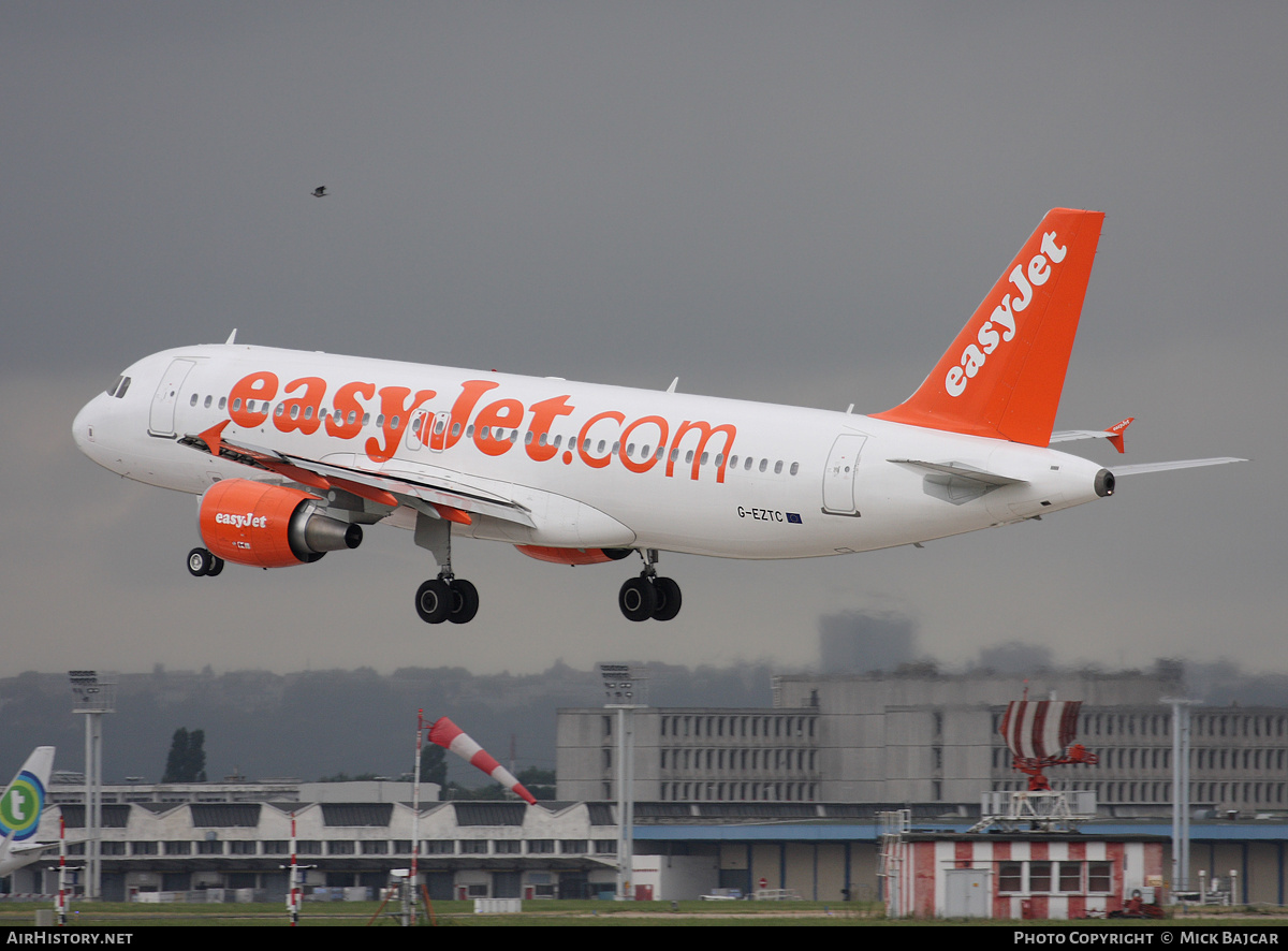 Aircraft Photo of G-EZTC | Airbus A320-214 | EasyJet | AirHistory.net #6333