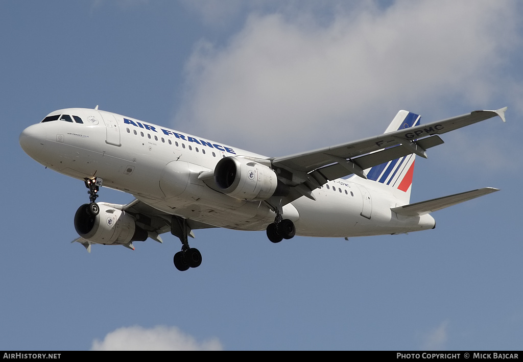 Aircraft Photo of F-GPMC | Airbus A319-113 | Air France | AirHistory.net #6337