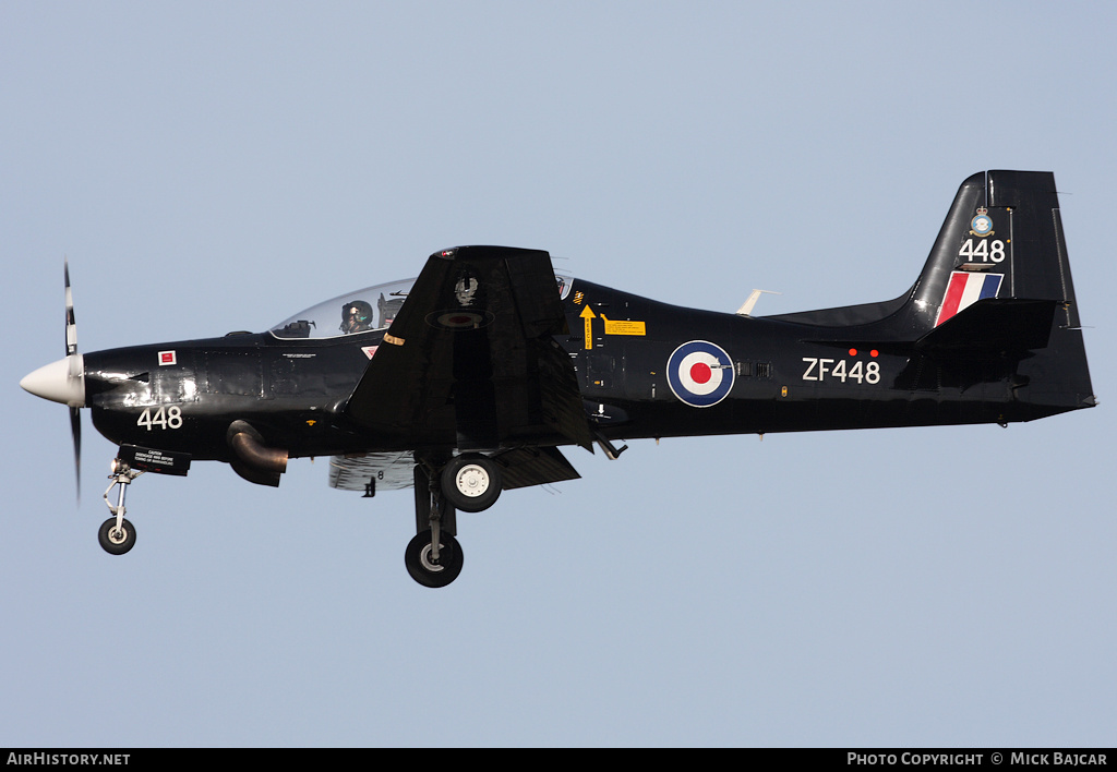 Aircraft Photo of ZF448 | Short S-312 Tucano T1 | UK - Air Force | AirHistory.net #6361