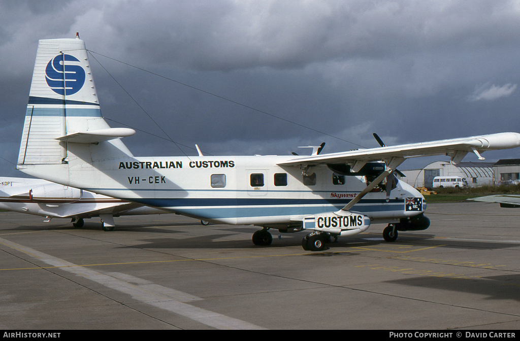 Aircraft Photo of VH-CEK | GAF N-22S Searchmaster L | Australian Customs | AirHistory.net #6366