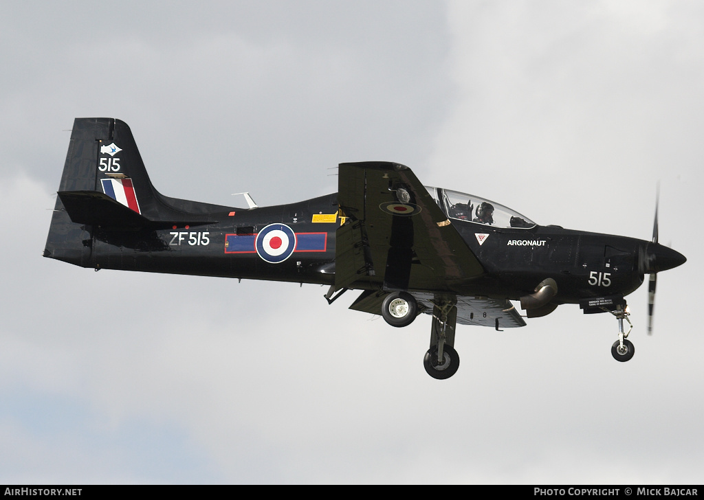 Aircraft Photo of ZF515 | Short S-312 Tucano T1 | UK - Air Force | AirHistory.net #6372