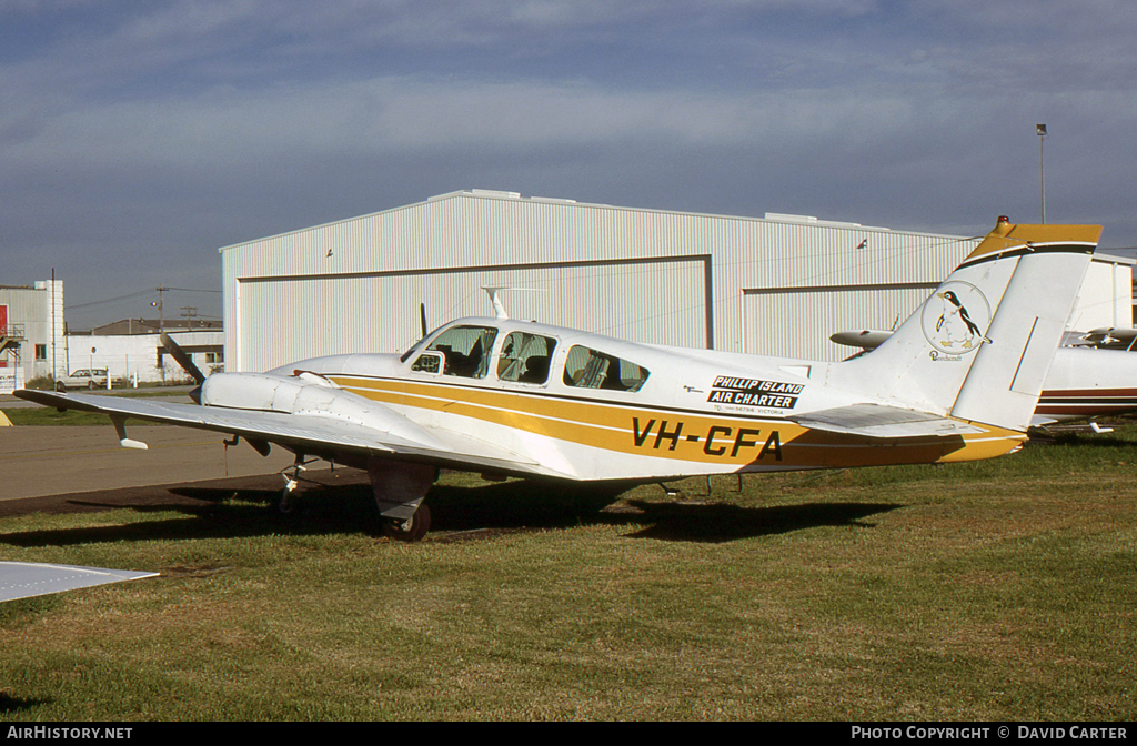 Aircraft Photo of VH-CFA | Beech C55 Baron (95-C55) | Phillip Island Air Charter | AirHistory.net #6378