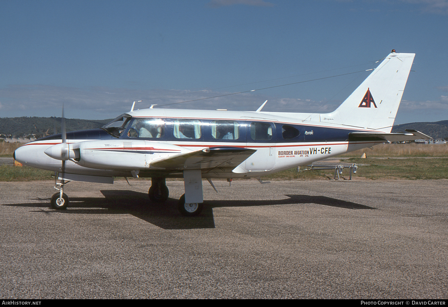 Aircraft Photo of VH-CFE | Piper PA-31-310 Navajo | Border Aviation | AirHistory.net #6381