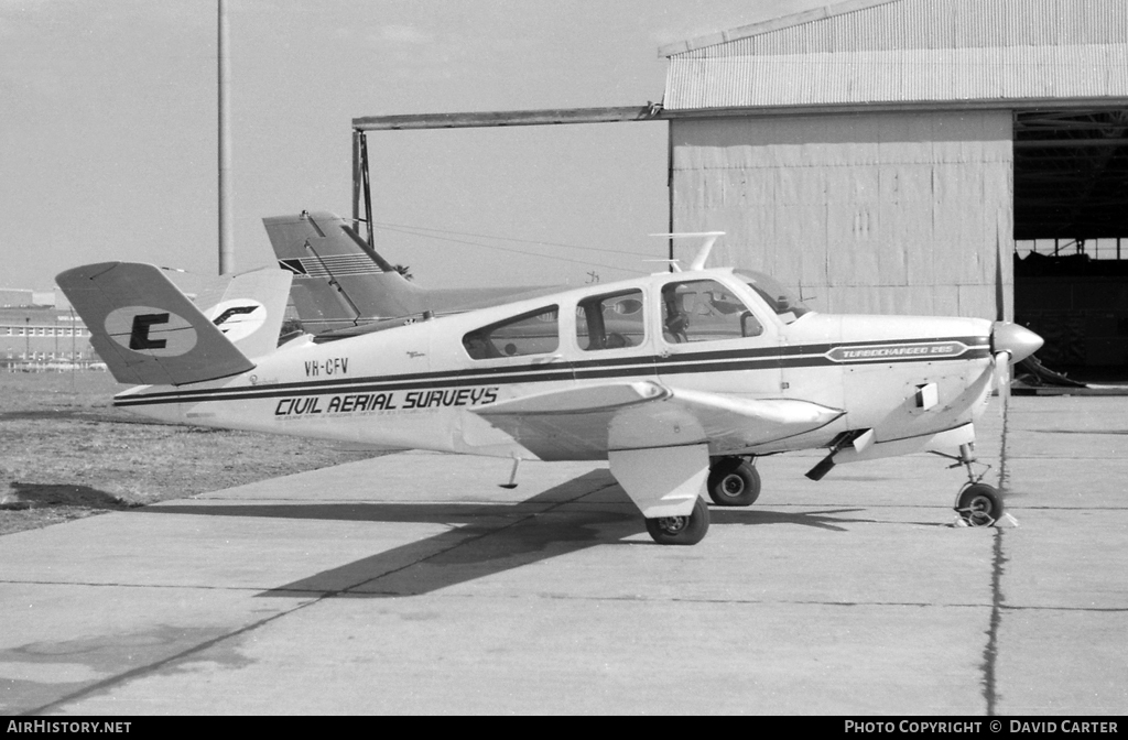 Aircraft Photo of VH-CFV | Beech V35-TC Bonanza | Civil Aerial Surveys | AirHistory.net #6430