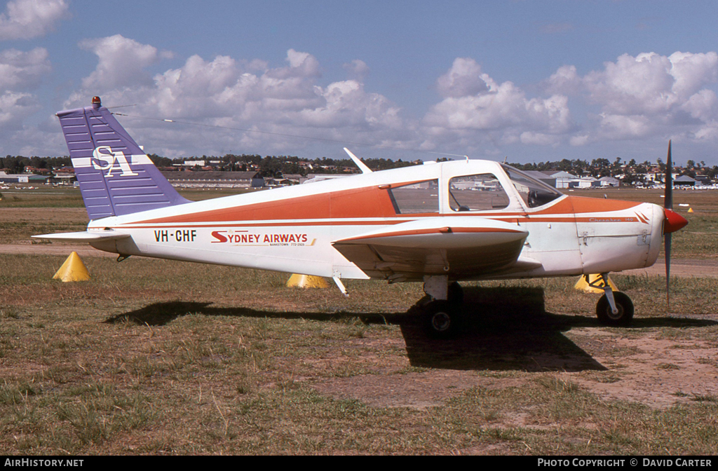 Aircraft Photo of VH-CHF | Piper PA-28-140 Cherokee | Sydney Airways | AirHistory.net #6453