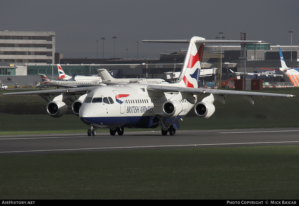 Aircraft Photo of G-BZAT | British Aerospace Avro 146-RJ100 | British Airways | AirHistory.net #6460