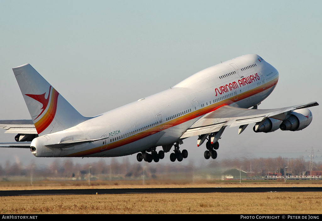 Aircraft Photo of PZ-TCM | Boeing 747-306M | Surinam Airways | AirHistory.net #6479