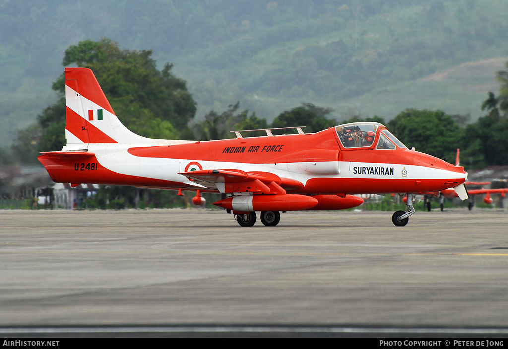 Aircraft Photo of U2481 | Hindustan HJT-16 Kiran II | India - Air Force | AirHistory.net #6490