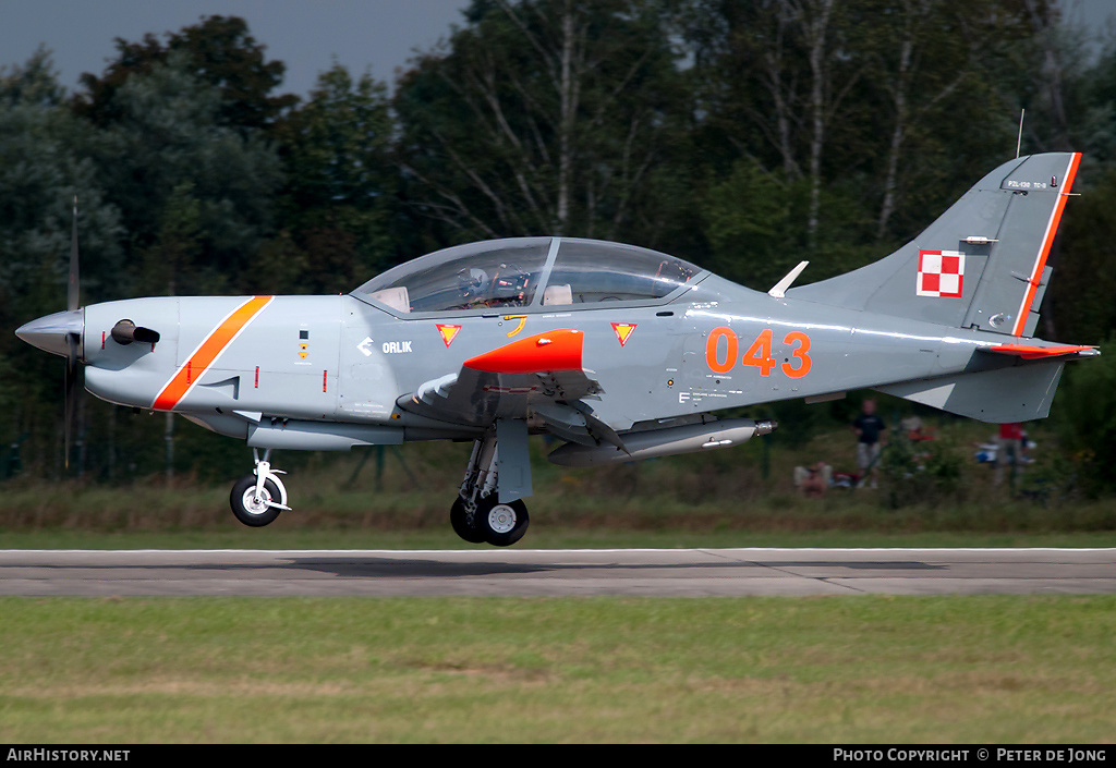 Aircraft Photo of 043 | PZL-Okecie PZL-130TC-1 Turbo Orlik | Poland - Air Force | AirHistory.net #6503