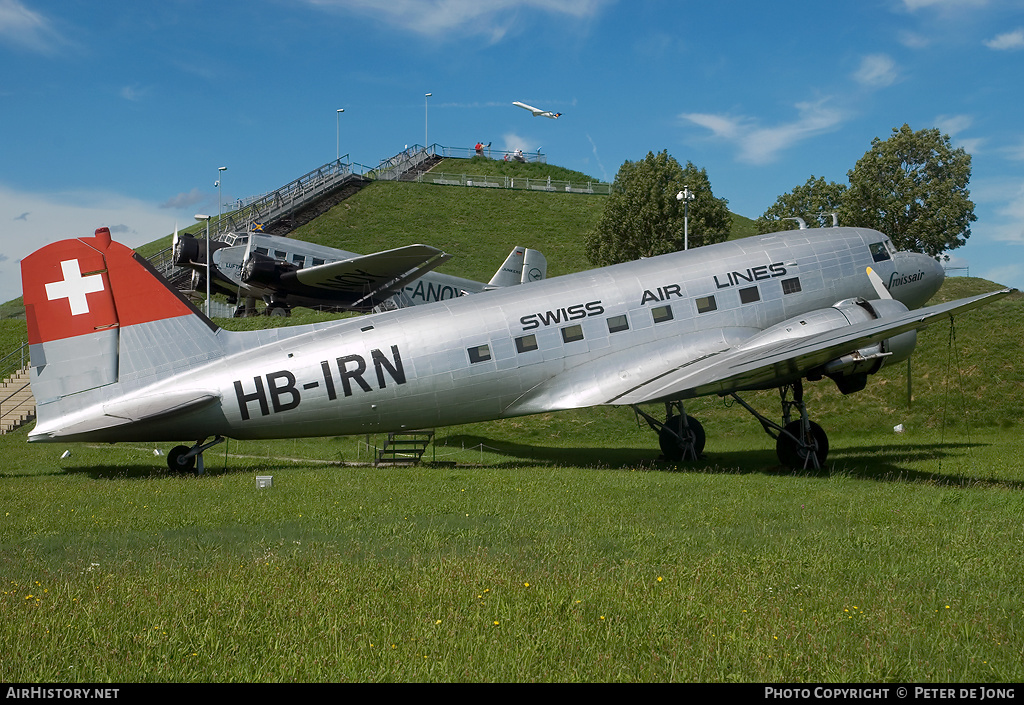 Aircraft Photo of HB-IRN | Douglas C-53B Skytrooper | Swissair - Swiss Air Lines | AirHistory.net #6504