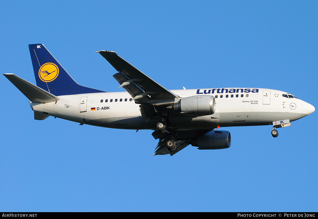 Aircraft Photo of D-ABIK | Boeing 737-530 | Lufthansa | AirHistory.net #6505