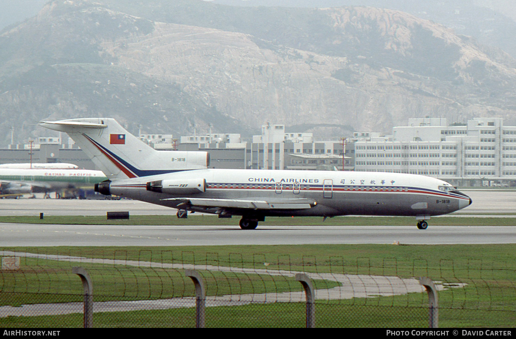 Aircraft Photo of B-1818 | Boeing 727-109 | China Airlines | AirHistory.net #6542