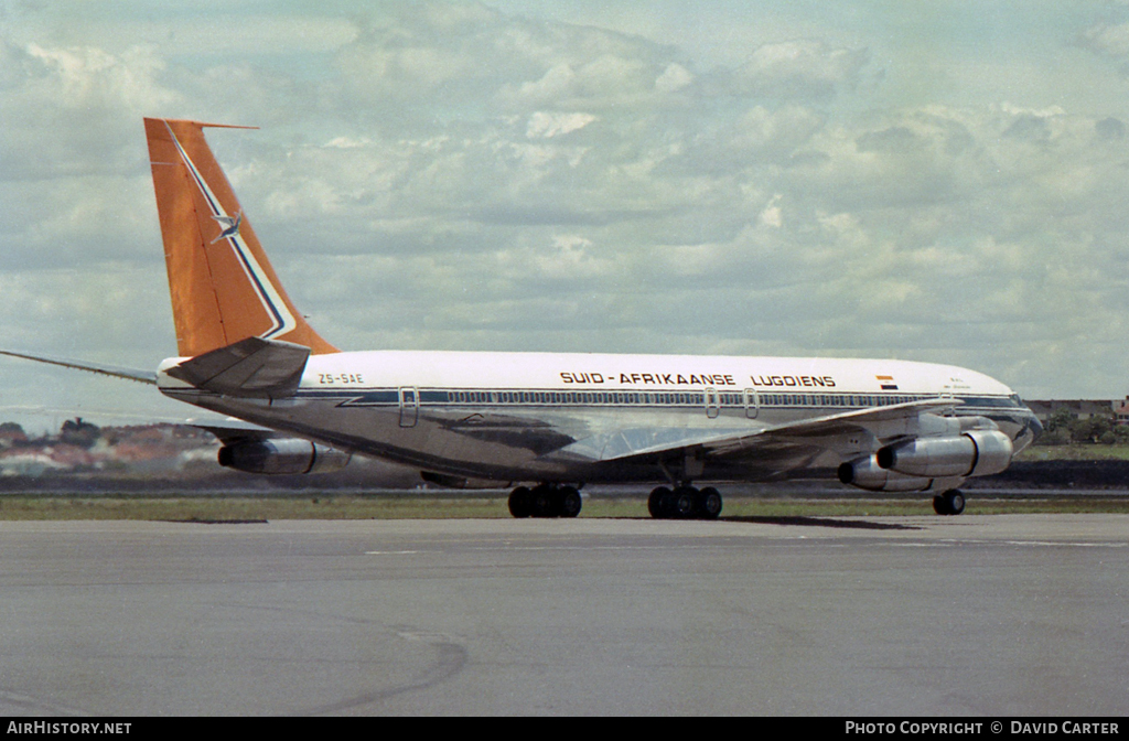 Aircraft Photo of ZSSAE | Boeing 707-344B | South African Airways - Suid-Afrikaanse Lugdiens | AirHistory.net #6557