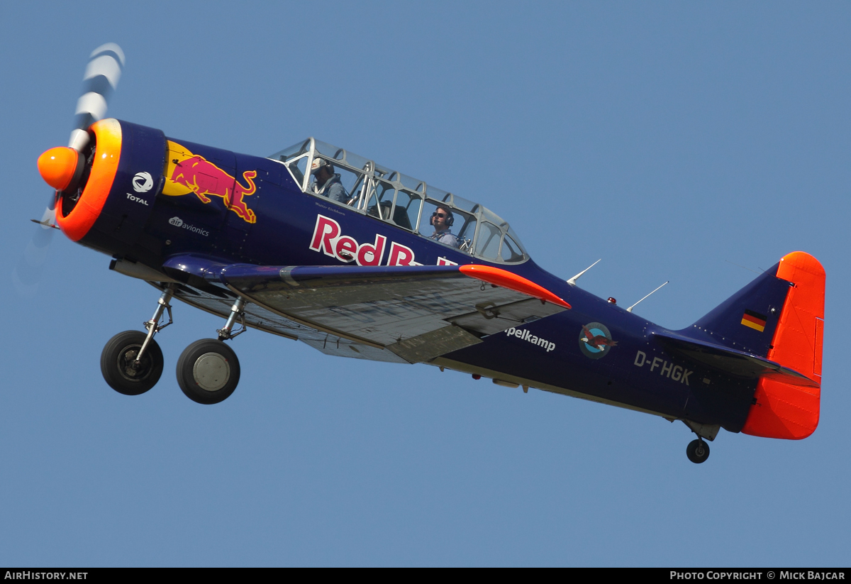 Aircraft Photo of D-FHGK | North American AT-16 Harvard IIB | Red Bull | AirHistory.net #6564