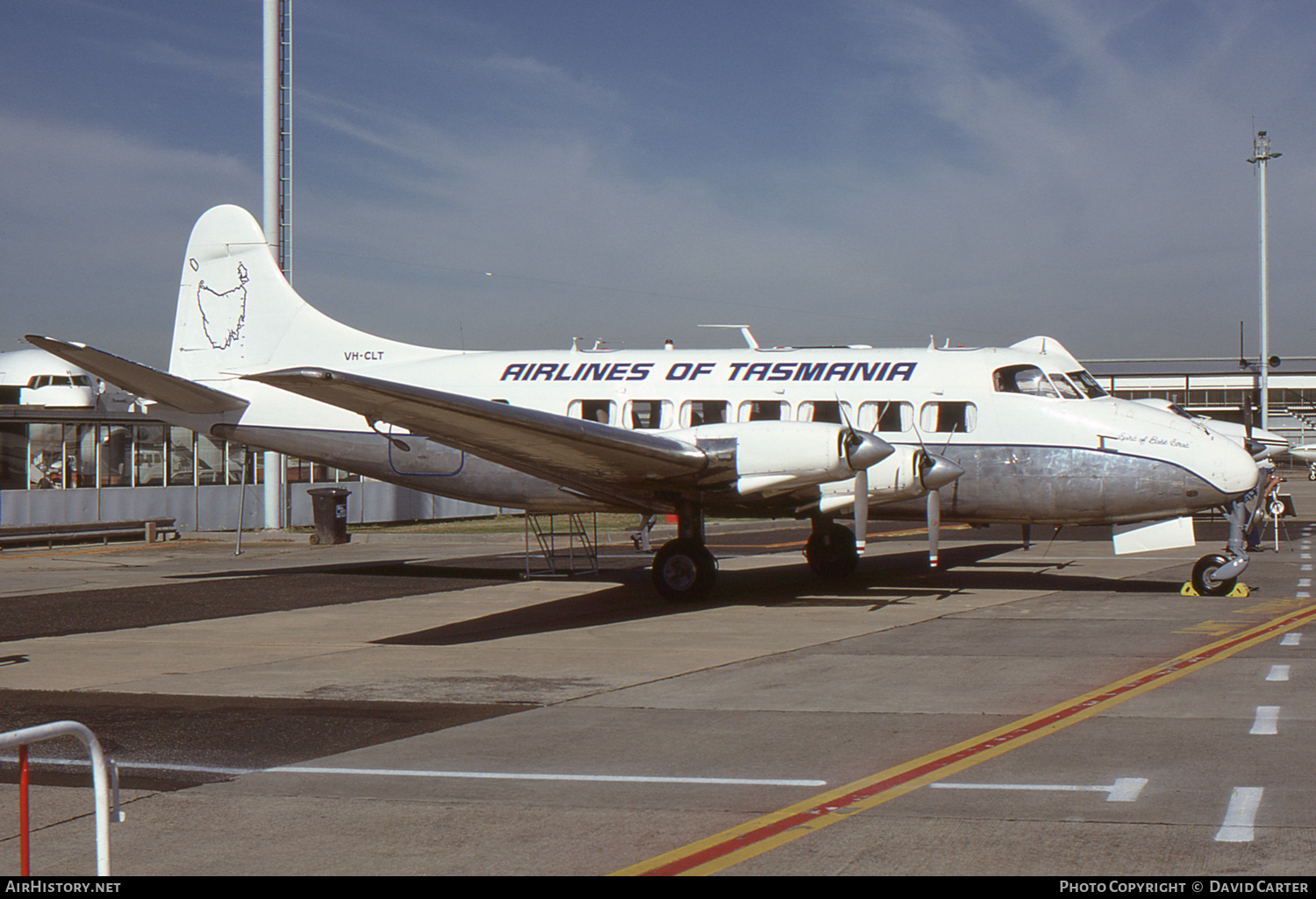 Aircraft Photo of VH-CLT | De Havilland D.H. 114 Heron 2E | Airlines of Tasmania | AirHistory.net #6580