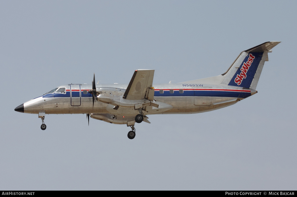 Aircraft Photo of N580SW | Embraer EMB-120ER Brasilia | SkyWest Airlines | AirHistory.net #6594