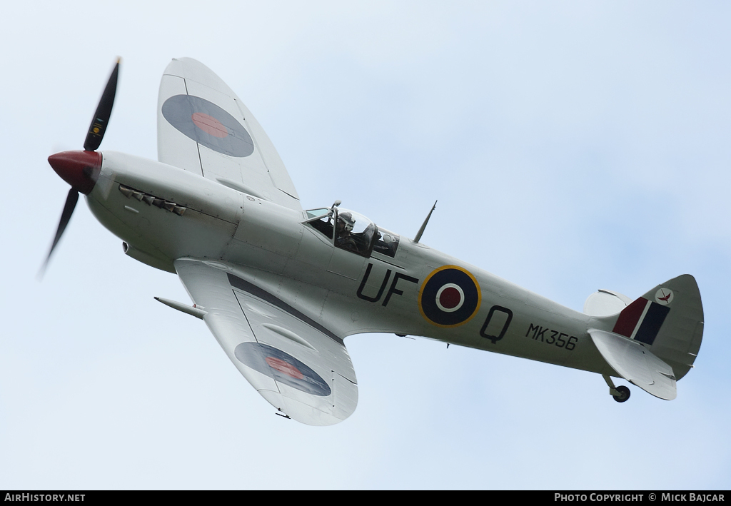 Aircraft Photo of MK356 | Supermarine 361 Spitfire F9E | UK - Air Force | AirHistory.net #6598