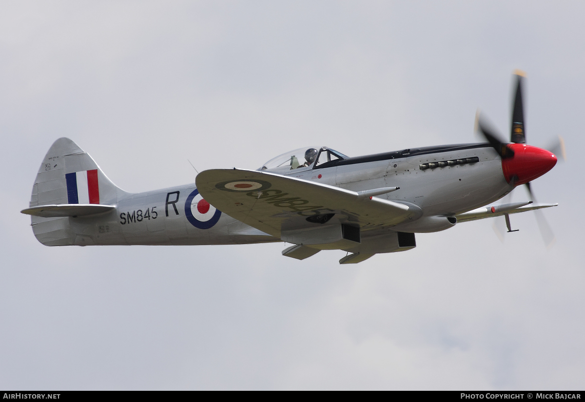 Aircraft Photo of G-BUOS / SM845 | Supermarine 394 Spitfire FR18E | UK - Air Force | AirHistory.net #6599