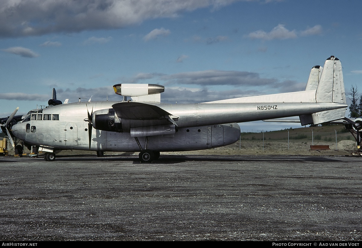 Aircraft Photo of N8504Z | Fairchild C-119L Flying Boxcar | AirHistory.net #6609