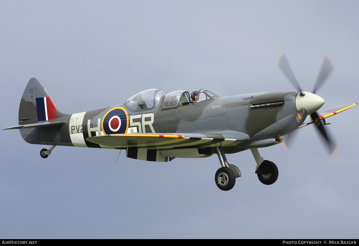 Aircraft Photo of G-CCCA / PV202 | Supermarine 509 Spitfire T9C | UK - Air Force | AirHistory.net #6611