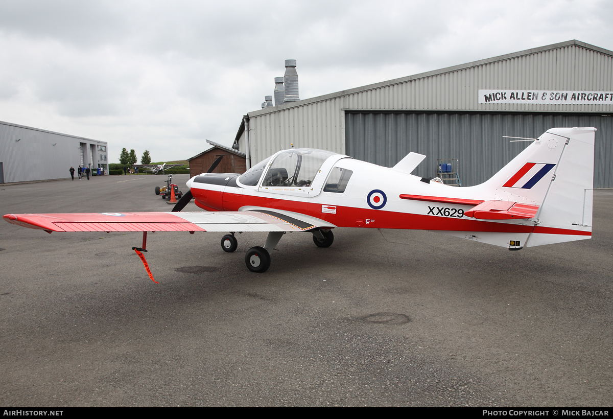 Aircraft Photo of G-BZXZ / XX629 | Scottish Aviation Bulldog 120/121 | UK - Air Force | AirHistory.net #6622