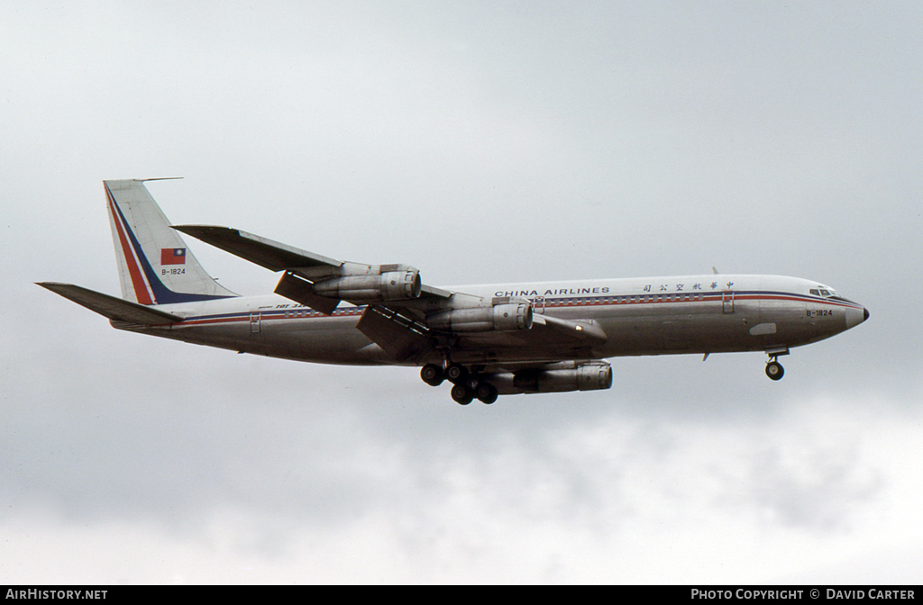 Aircraft Photo of B-1824 | Boeing 707-309C | China Airlines | AirHistory.net #6635