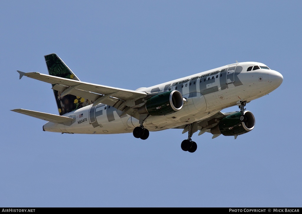 Aircraft Photo of N804FR | Airbus A318-111 | Frontier Airlines | AirHistory.net #6640