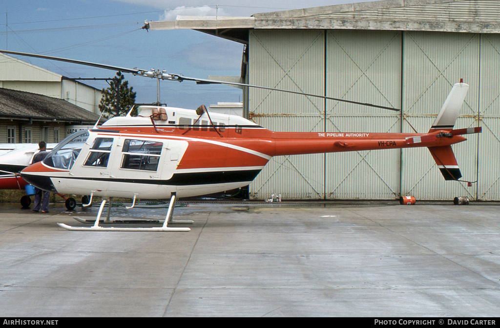 Aircraft Photo of VH-CPA | Bell 206B-2 JetRanger II | The Pipeline Authority | AirHistory.net #6645