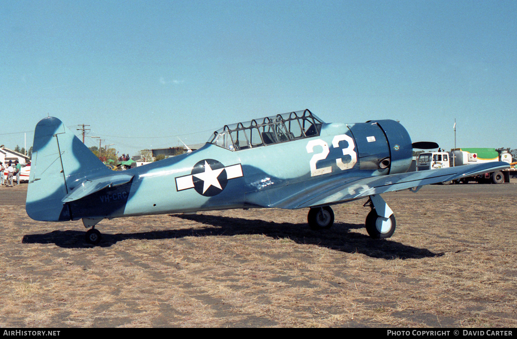 Aircraft Photo of VH-CRC | North American AT-6C Harvard IIA | USA - Navy | AirHistory.net #6663