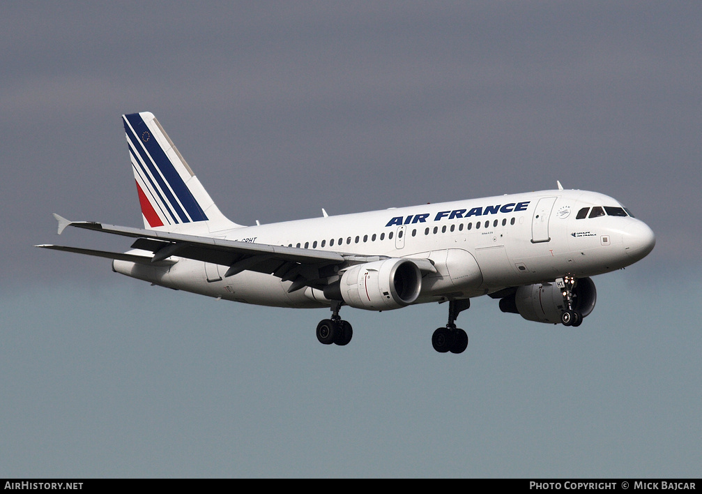 Aircraft Photo of F-GRHT | Airbus A319-111 | Air France | AirHistory.net #6692