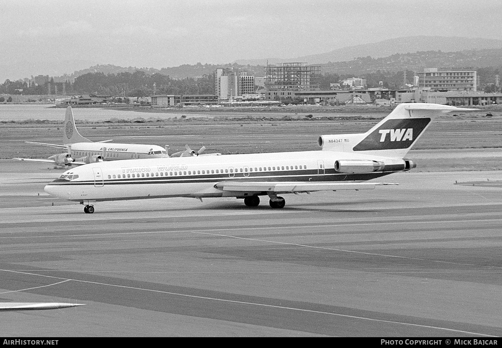 Aircraft Photo of N64347 | Boeing 727-231/Adv | Trans World Airlines - TWA | AirHistory.net #6693