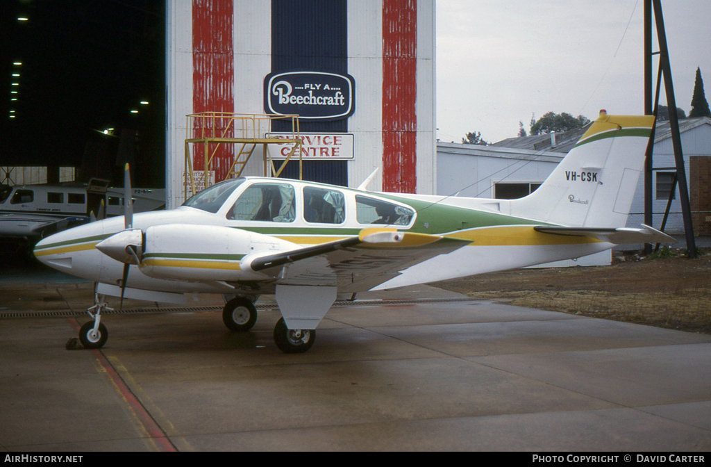 Aircraft Photo of VH-CSK | Beech B55 Baron (95-B55) | AirHistory.net #6699