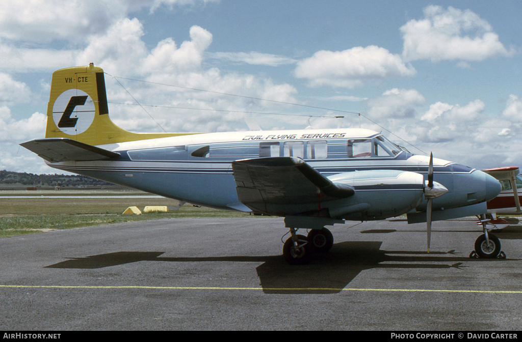 Aircraft Photo of VH-CTE | Beech 65 Queen Air | Civil Flying Services | AirHistory.net #6718