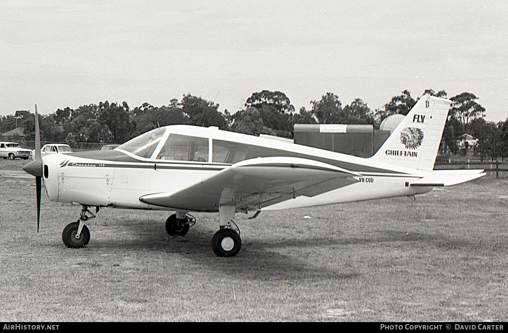 Aircraft Photo of VH-CUD | Piper PA-28-140 Cherokee | Chieftain Aviation | AirHistory.net #6726