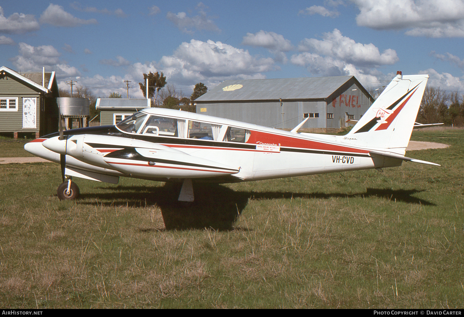 Aircraft Photo of VH-CVD | Piper PA-30-160 Twin Comanche B | Central Highlands Air Taxis | AirHistory.net #6751